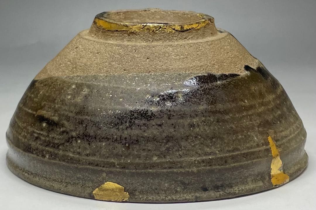 天目茶碗　宋　吉州窯　本金直し　時代箱　Y687