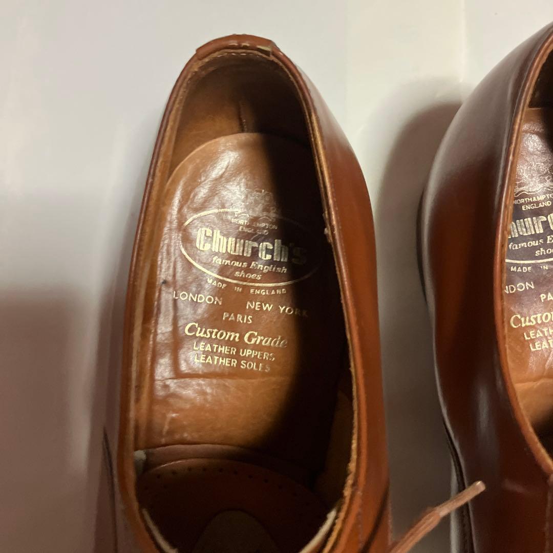 Church's ブラウン ドレスシューズ カスタムグレード
