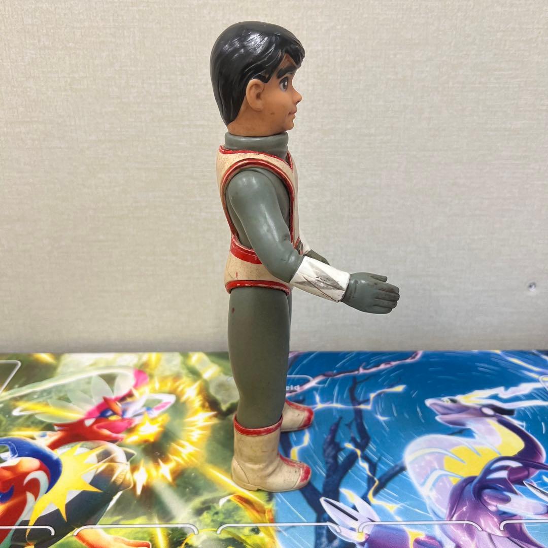 志*人様 希少ビンテージソフビ【シルバー仮面 】 面取れ　旧バンダイ 　TBS