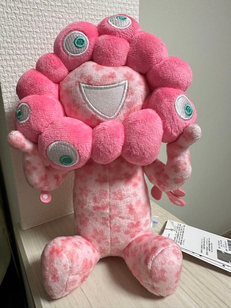 桜柄ミャクミャク ぬいぐるみ ピンク 大阪関西万博