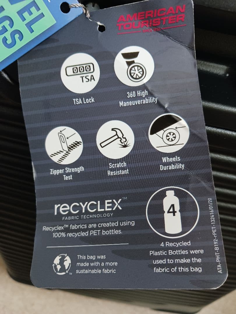 【新品未使用品】キャリーケース　アメリカンツーリスター　機内持ち込み可　黒色