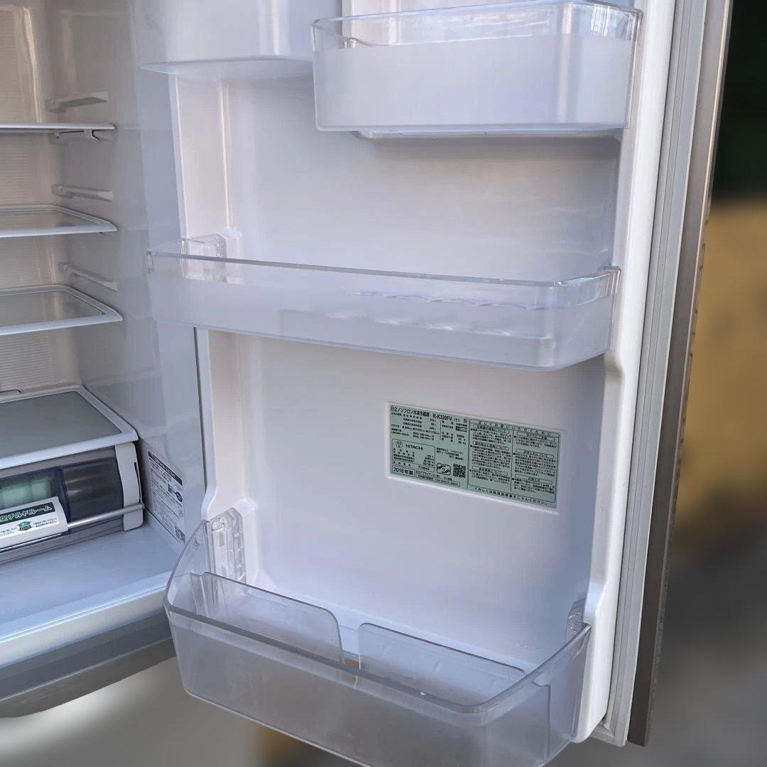 日立ノンフロン冷凍冷蔵庫 R-K320FV 真空チルドルーム