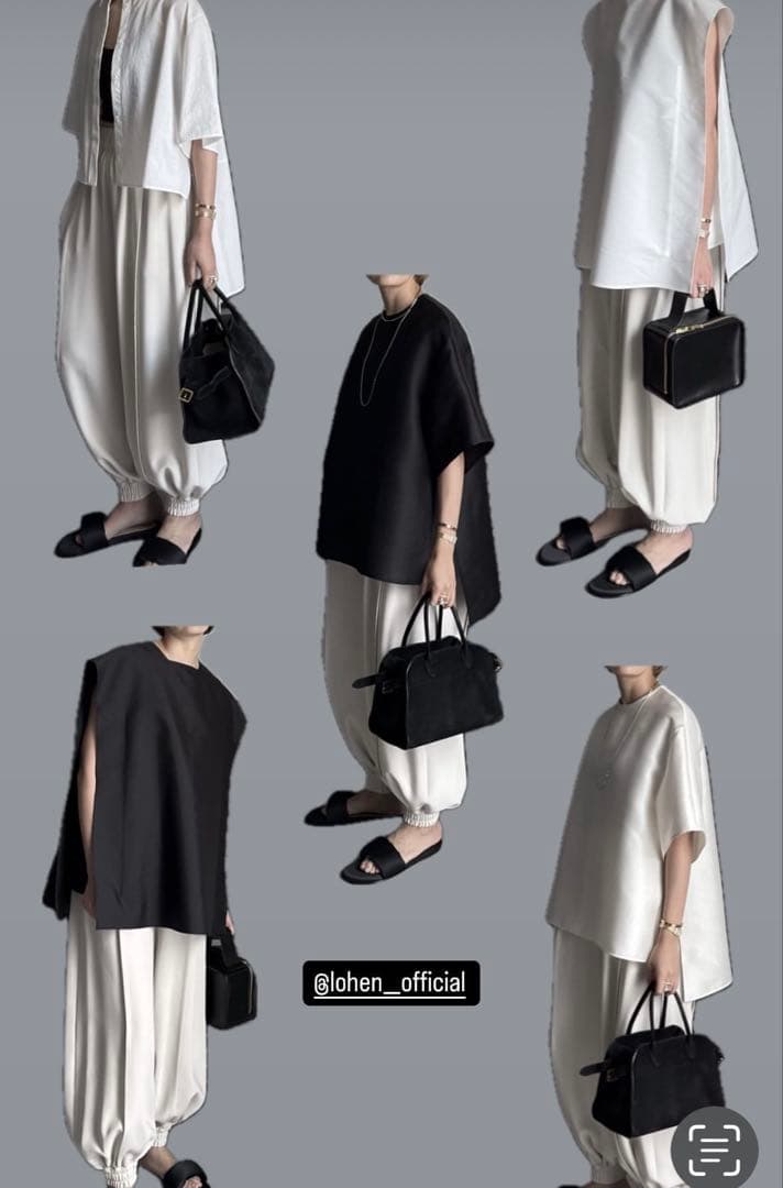 お値下げ！ ローヘン lohen ダブルクロスバルーンパンツ　ベージュ 36