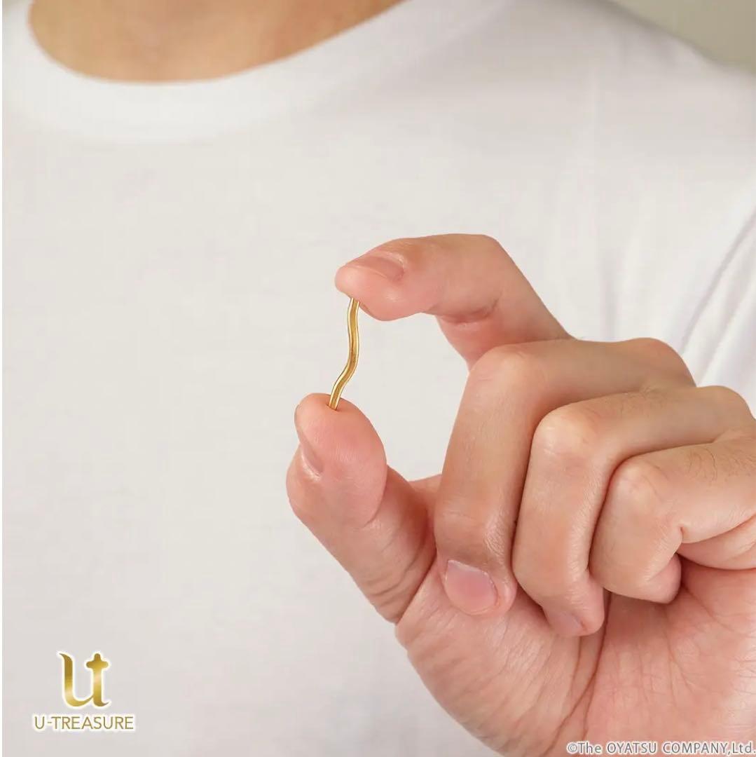 純金製 「ベビースターラーメン」1/1サイズ