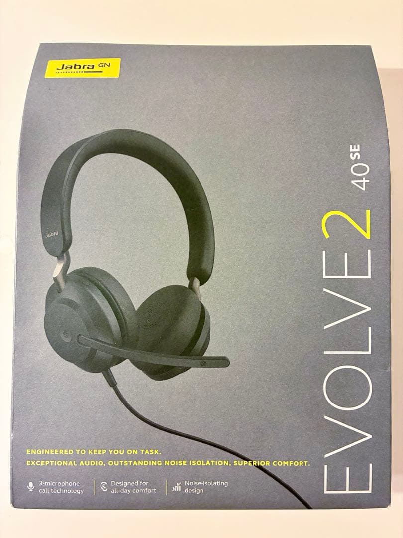 【新品】Jabra Evolve2 40 SE 有線ヘッドセット