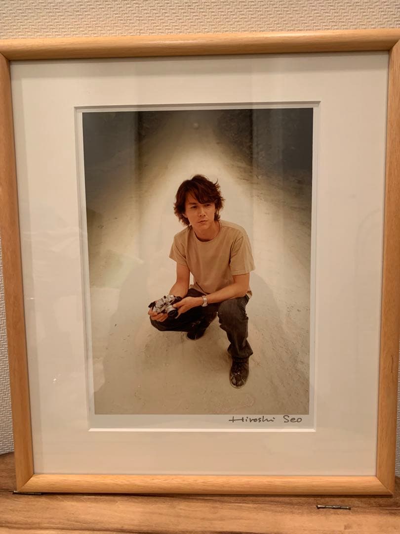 m*a様 福山雅治　Hiroshi Seo サイン入り写真額入り
