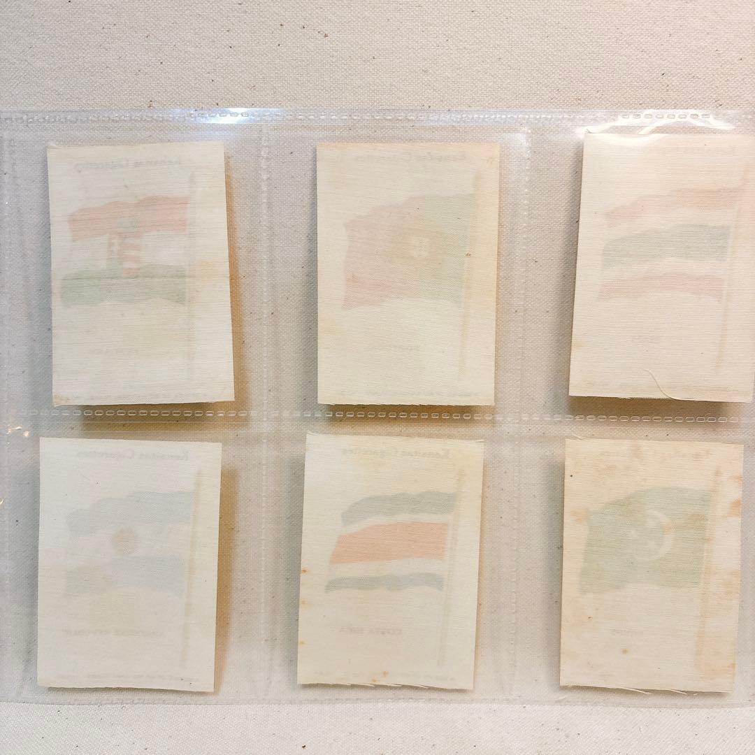 （F）国旗 シガレットカード 旗 シルク Kensitas イギリス 36枚