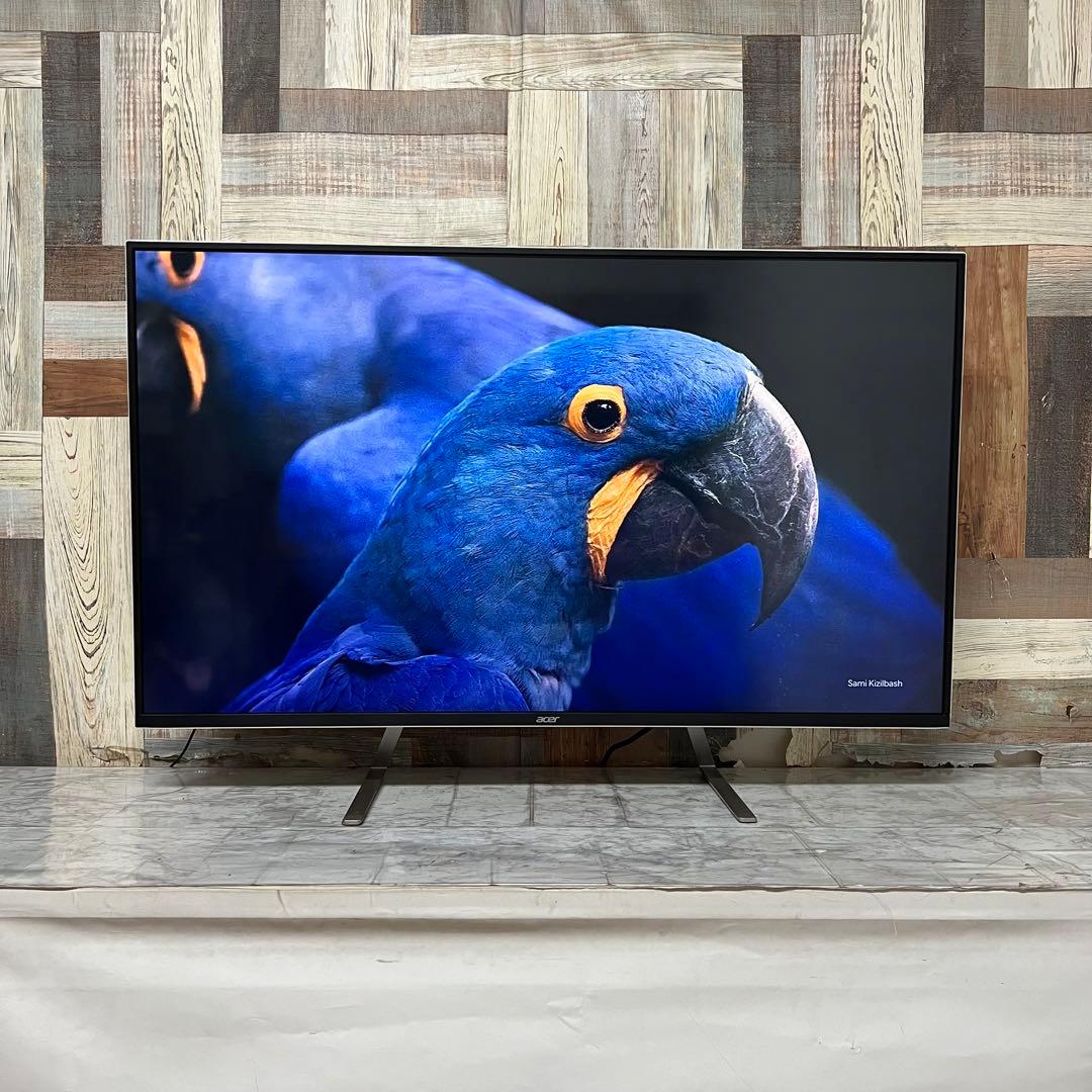 即日受渡❣️全国送料込acer43型4K液晶ホワイトパネルディスプレイ2画面表示