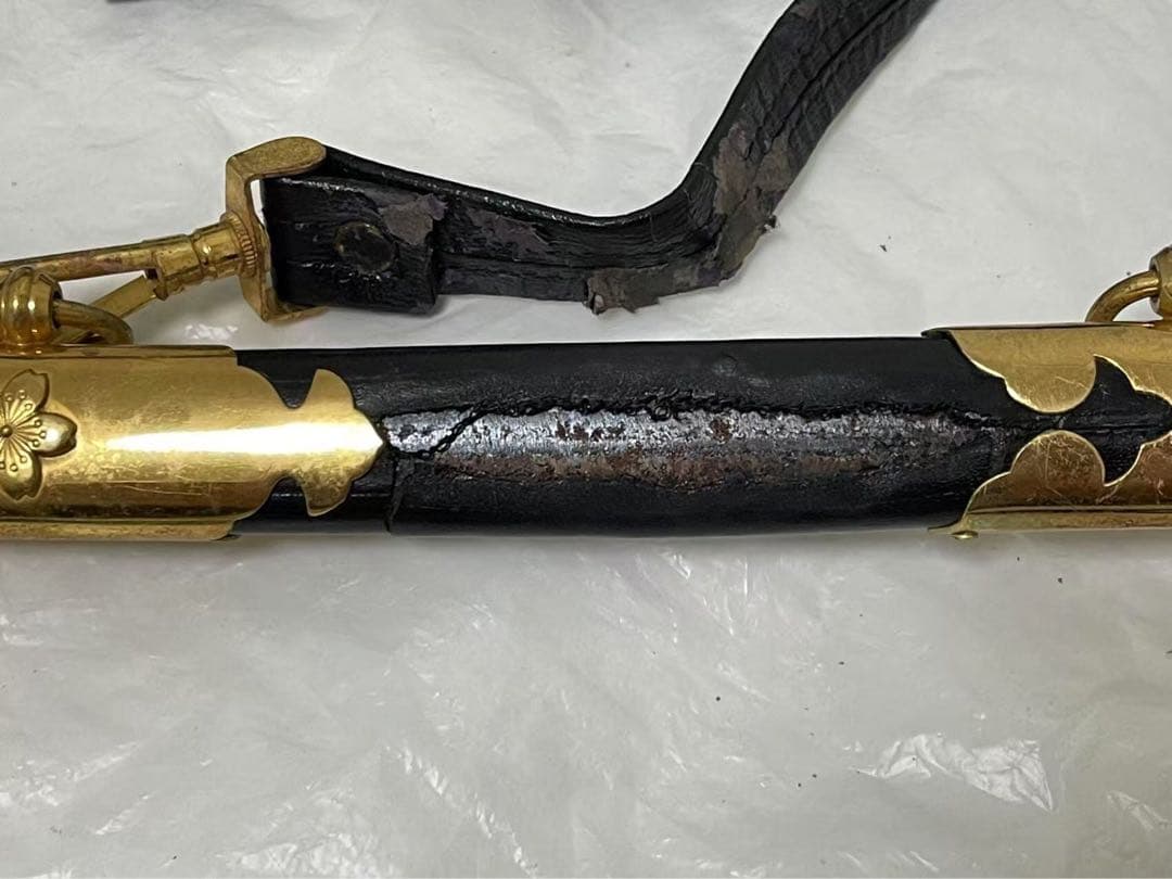 旧日本軍　模造刀　 軍刀　サーベル　 指揮刀 剣帯セット