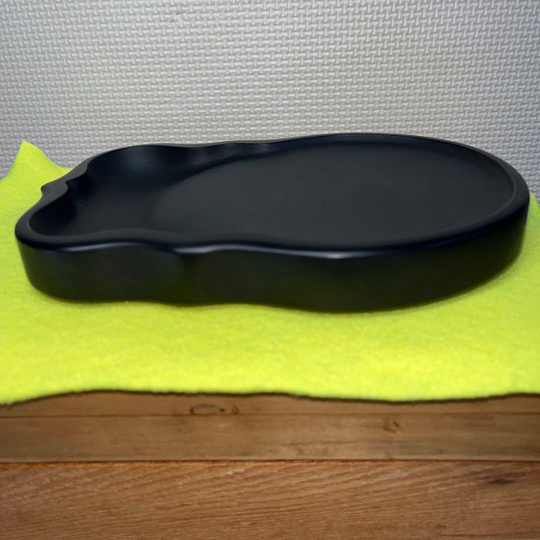 ⭕️雨畑硯　特殊研　名工　正峯　新品美品　四六寸大　希少美しい　女性好み