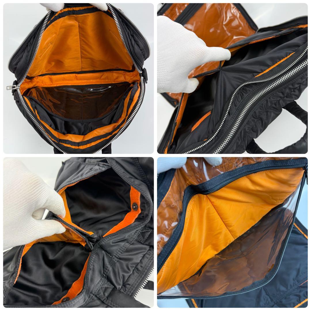 【A4対応/美品】PORTER ポーター タンカー 2WAY ビジネスバッグ 黒