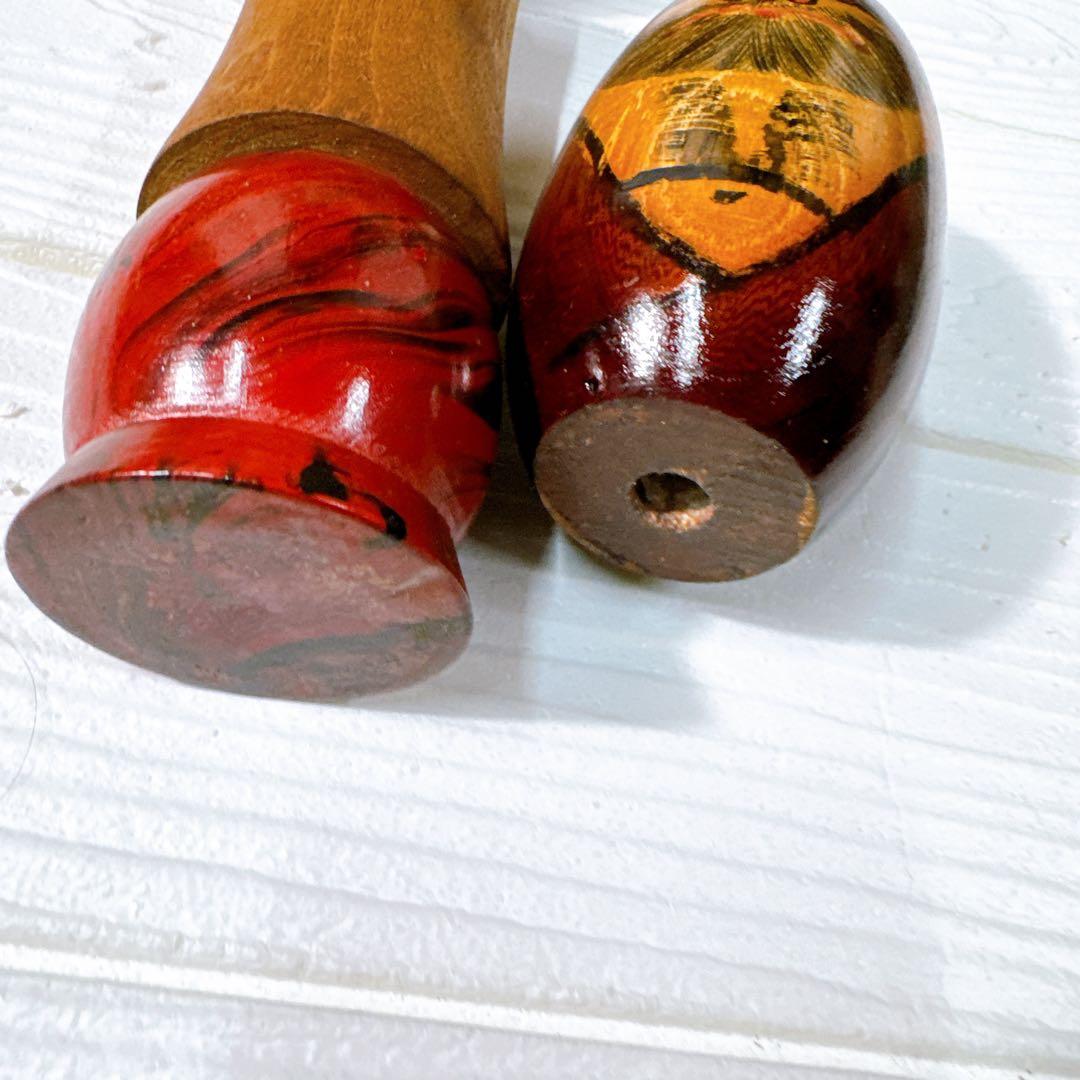 アンティーク伝統こけし人形 15体セットレトロ難あり