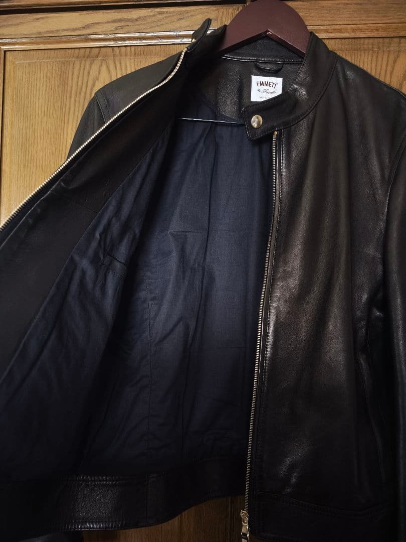 EMMETI JURI ゴールドジップ　ブラック　46