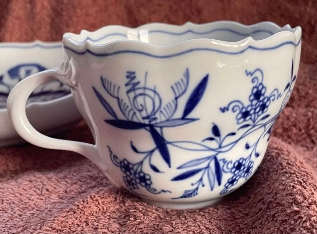 Meissen マイセン ブルーオニオン　カップ＆ソーサー 1客