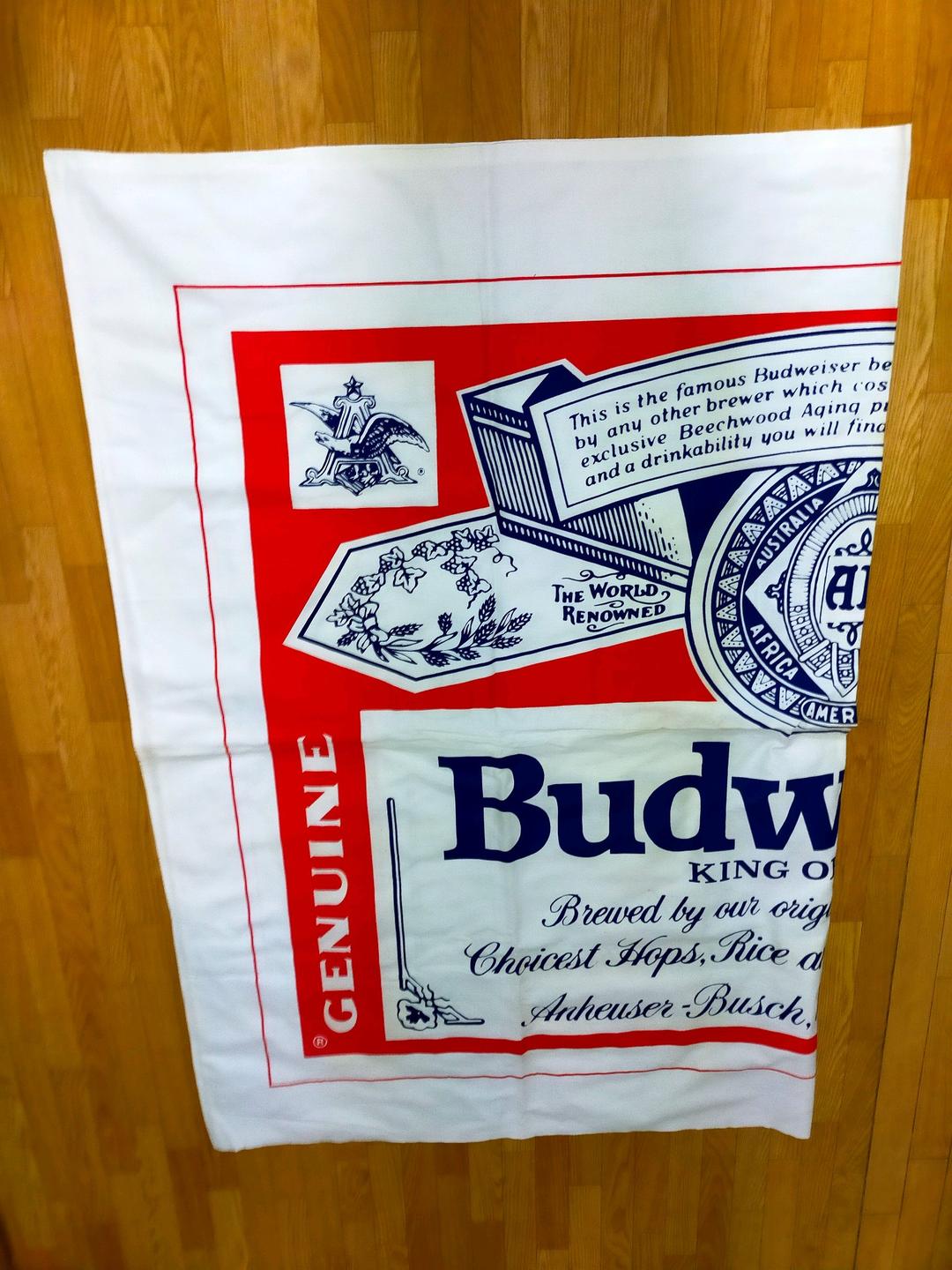 バドワイザーフラッグ133cm×180cm　布　非売品