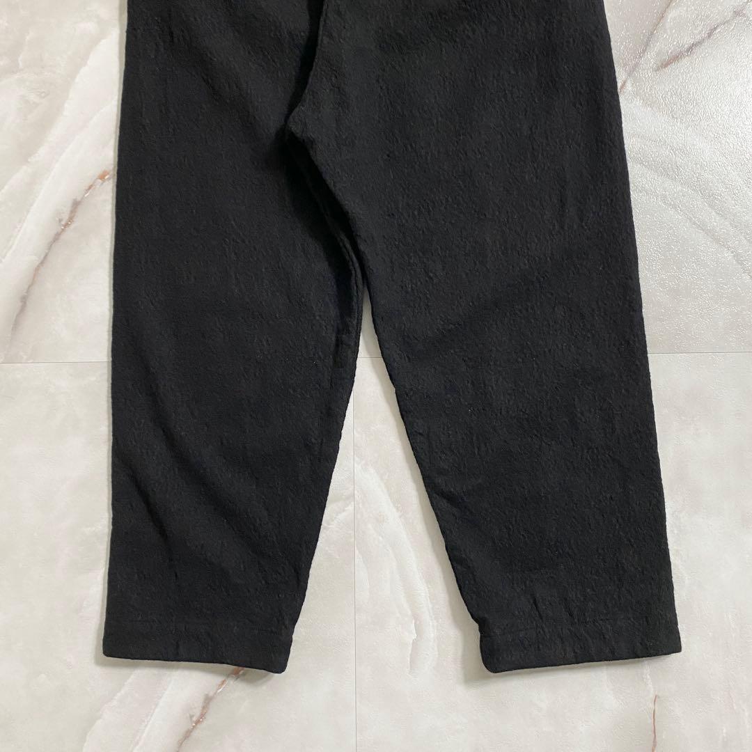 A17661 美品 アーツ&サイエンス ウール縮絨サルエルパンツ ブラック 1