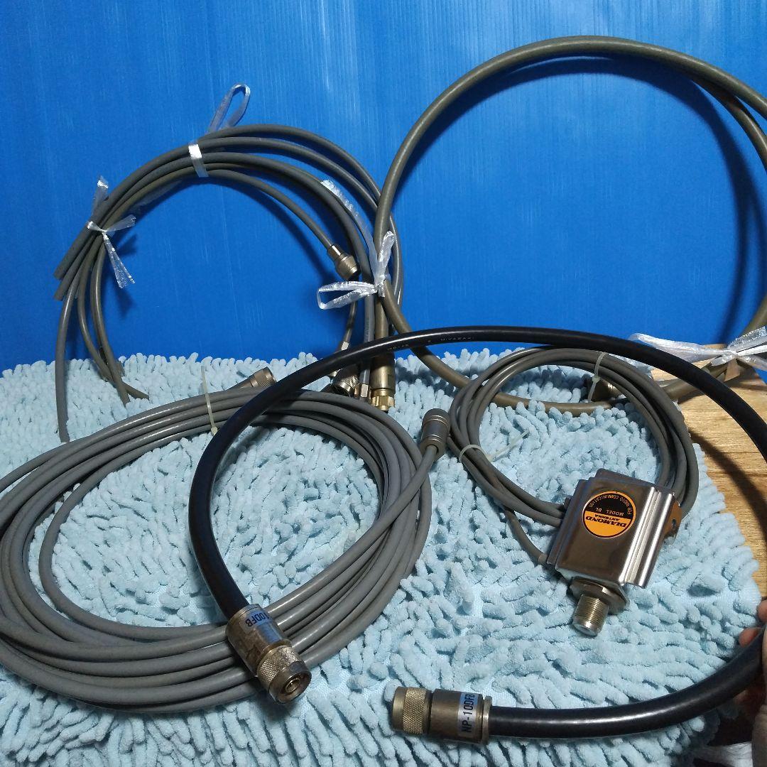 同軸ケーブル5個セット(グレーと黒)