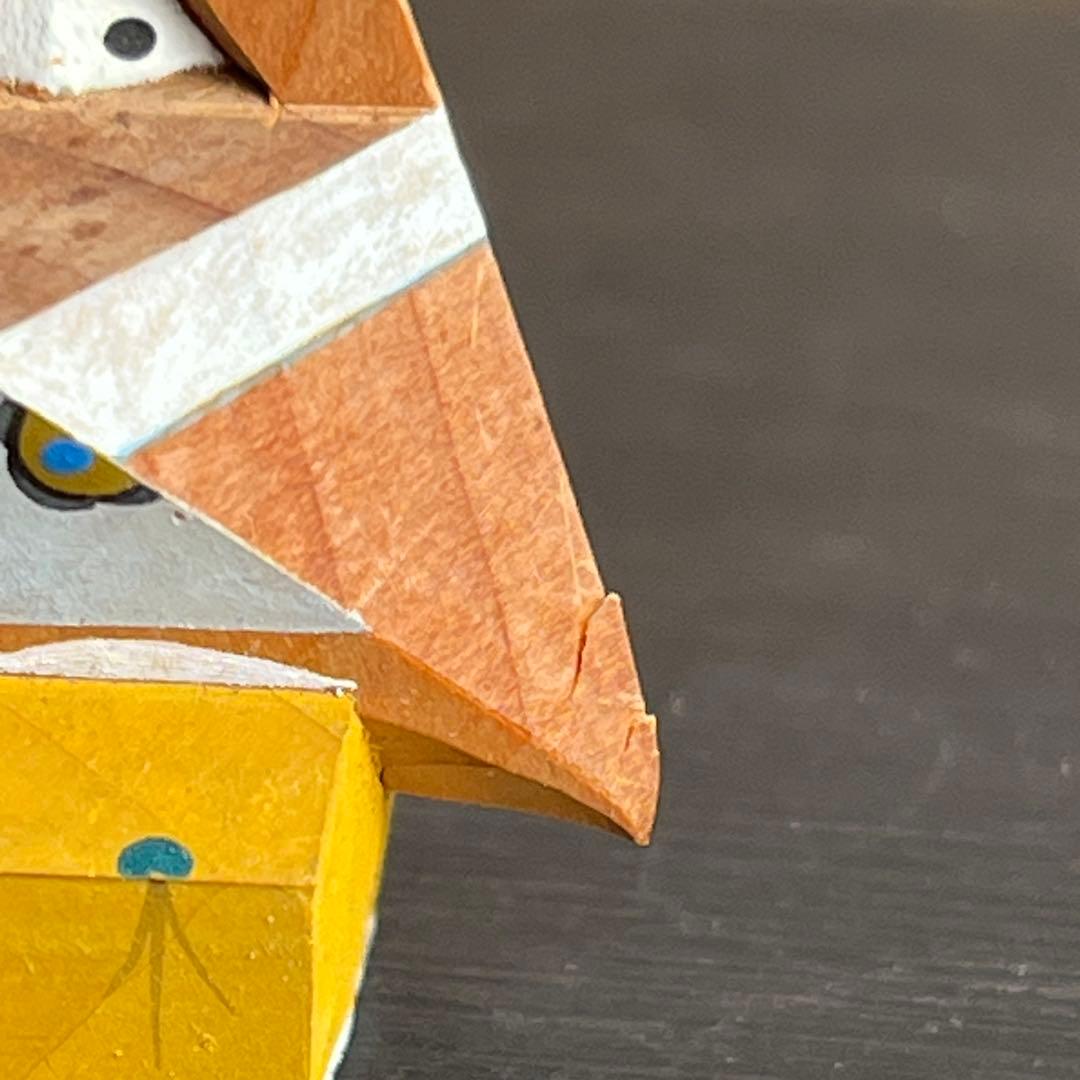 木彫りゆきんこ 芳雲作 民藝 雪人形 ござぼうし 郷土玩具 農民美術 一刀彫