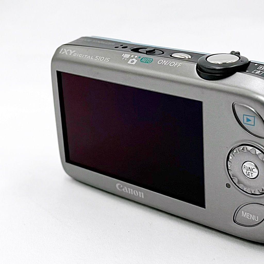 キヤノン IXY DIGITAL 510 IS ブルー コンデジ カメラ 中古
