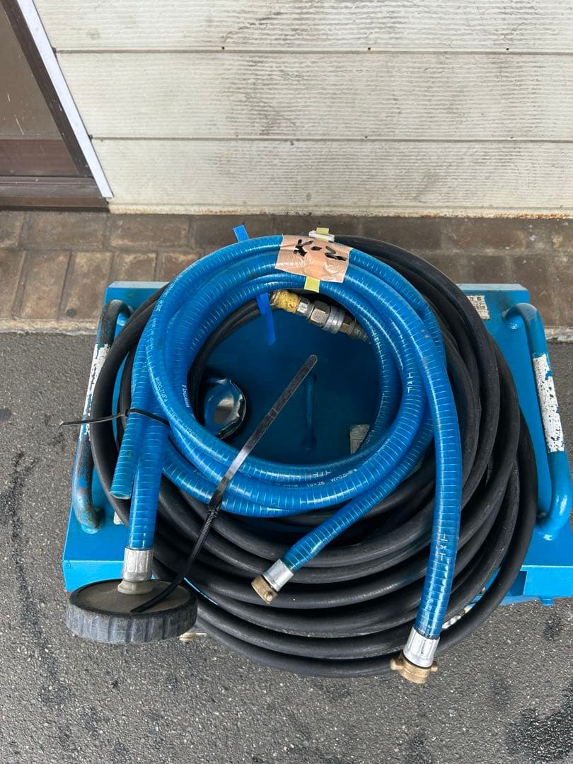 K2綺麗★ツルミHPJ-5ESM高圧洗浄機防音ガン・高圧ホース給排水ホースセット
