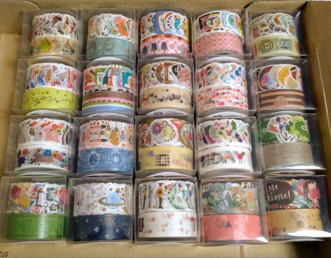 793.新品＆中古　フェリシモ　マスキングテープ　20セット40個④