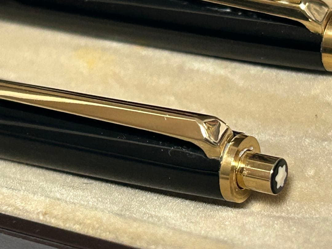 (美品)1970年代MONT BLANC ボールペン 、シャーペンシル黒