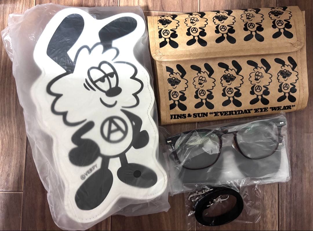 JINS＆SUN×VERDY ブラウン　限定ポーチセット