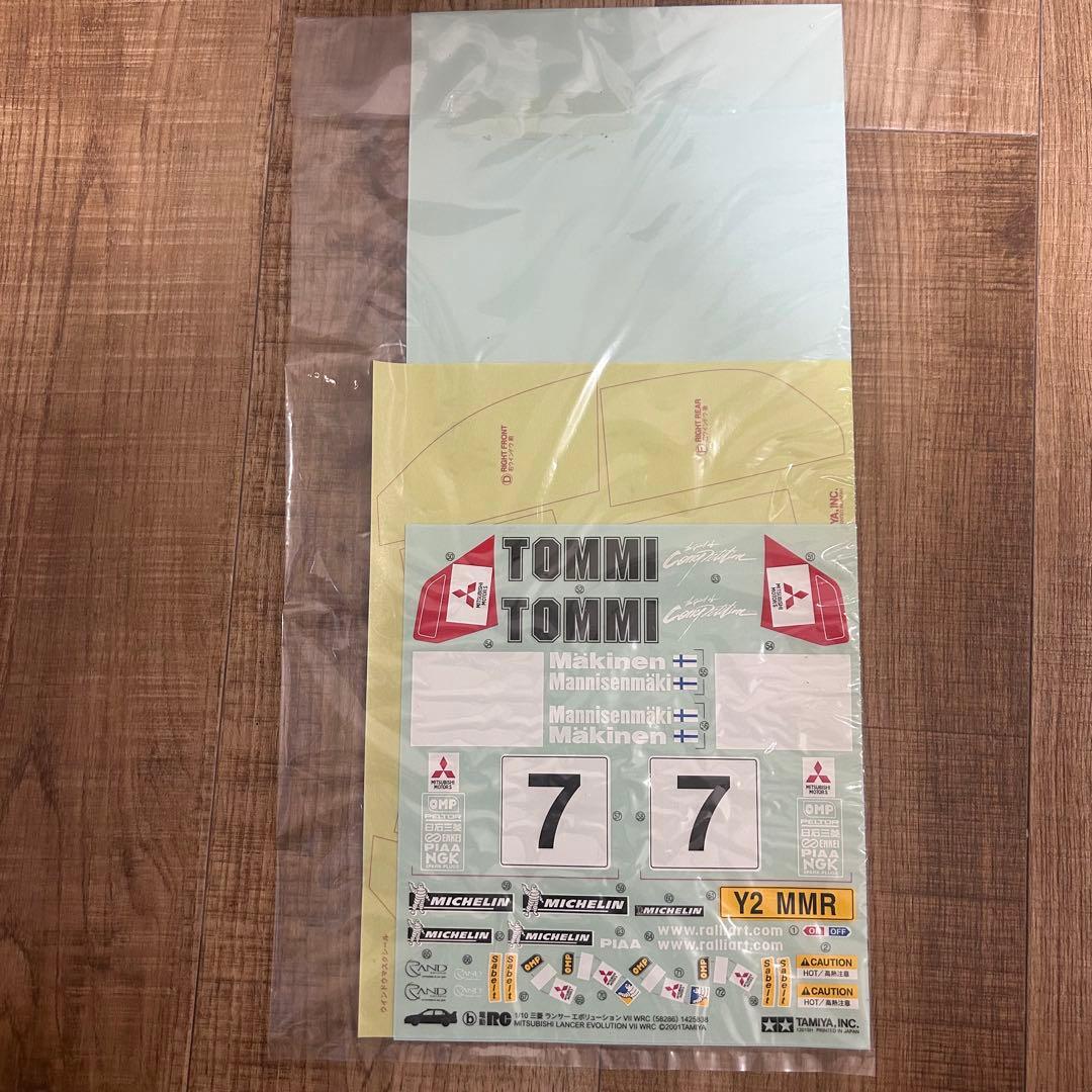 未組立 1/10 タミヤ 三菱ランサー エボリューション VII WRC