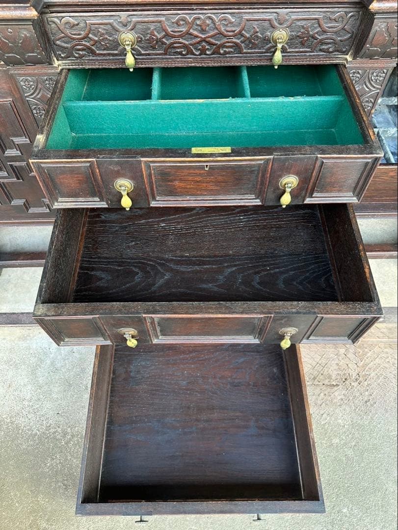 【引取希望】英国 ヴィクトリアン様式 アンティーク サイドボード