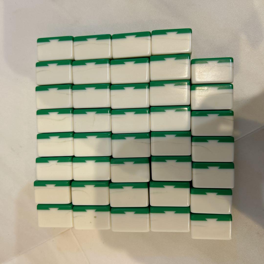 日本麻雀協会認定 麻雀牌 木箱入り レトロ ビンテージ ヒビあり