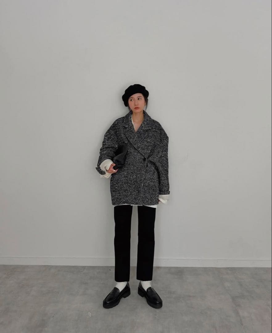 【新品】SuzuHirose×CLANE MIX COLOR OVER COAT