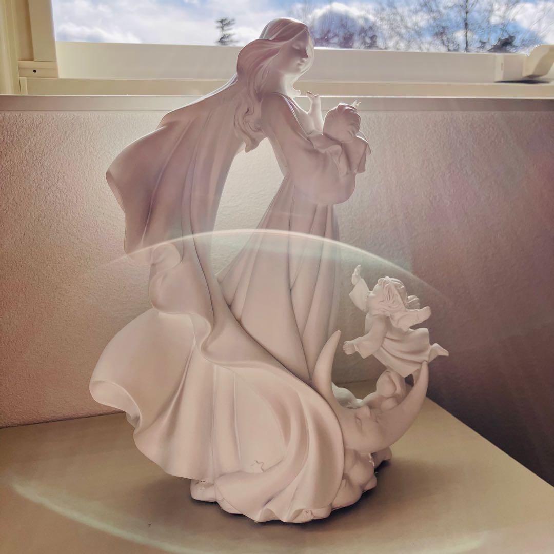 愛に満ちた聖母子像☆天使 置物＊天使雑貨＊エンジェル雑貨　置物