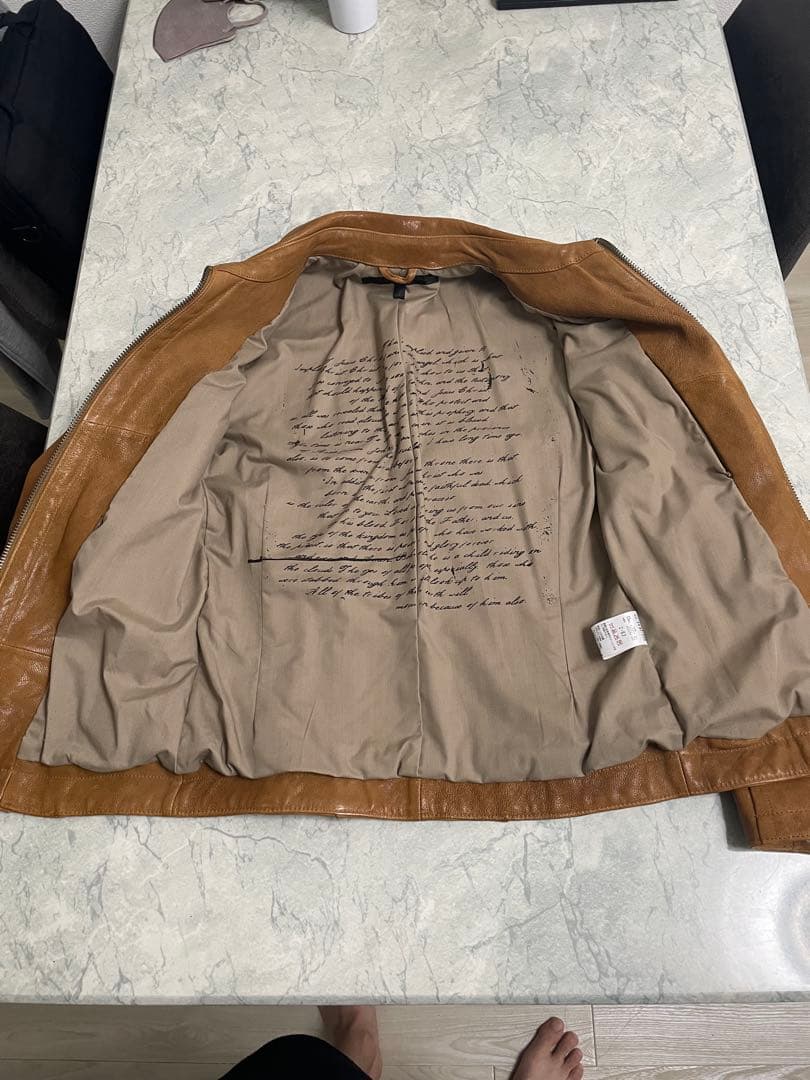 SCHLUSSEL（シュリセル）　ラムレザージャケット