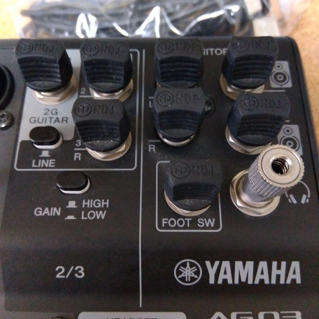YAMAHA ライブストリーミングミキサー ブラック AG03MK2 B