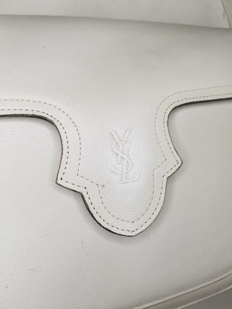 YSL イヴサンローラン レザー フラップ ワン ショルダーバッグ ２WAY