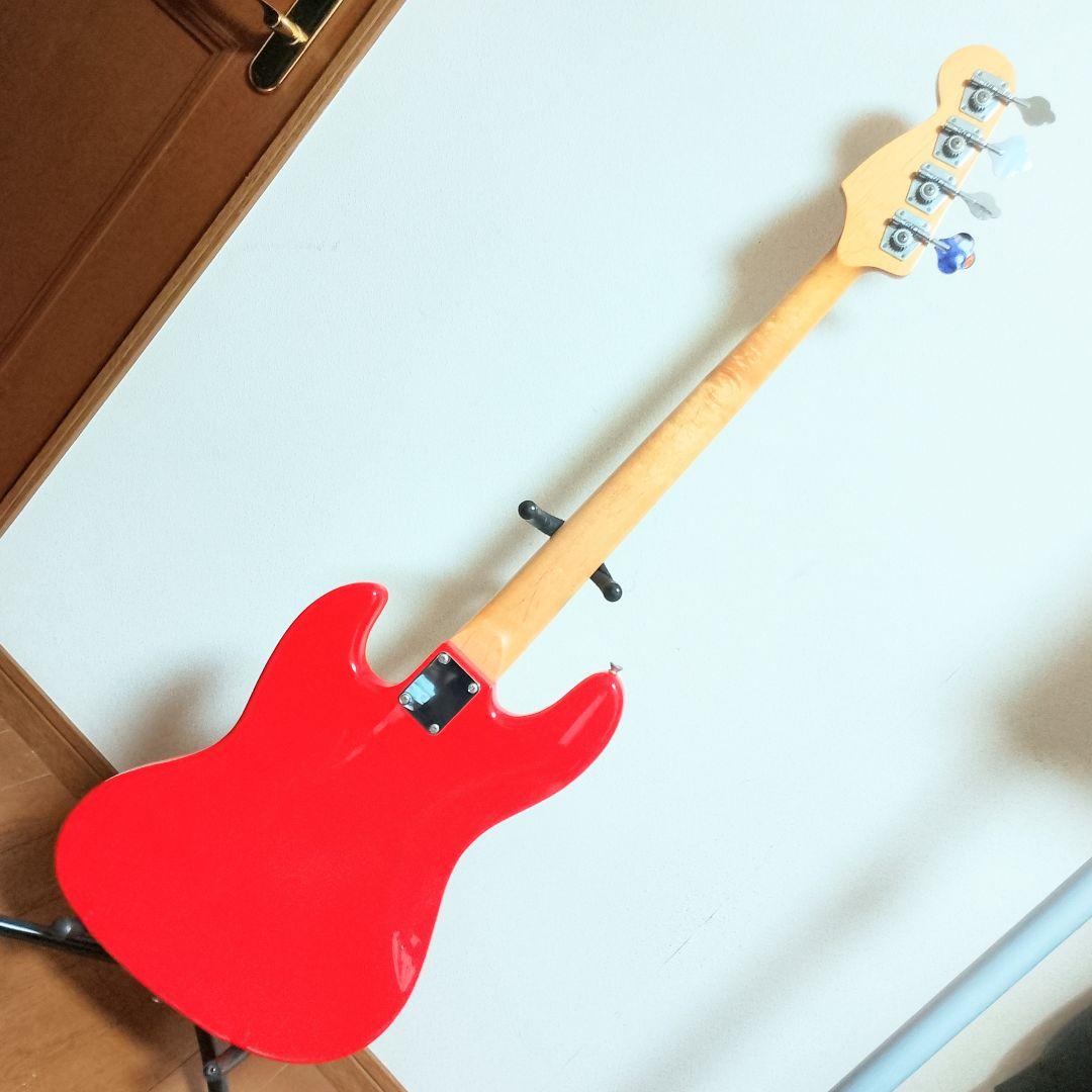 Vintage　ジャズベースタイプ　エレキベース　オレンジ色