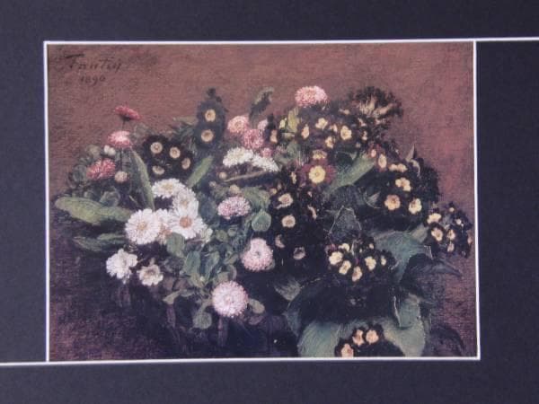 H・F・Latour、Paquerettes、超希少画集より、新品額装付