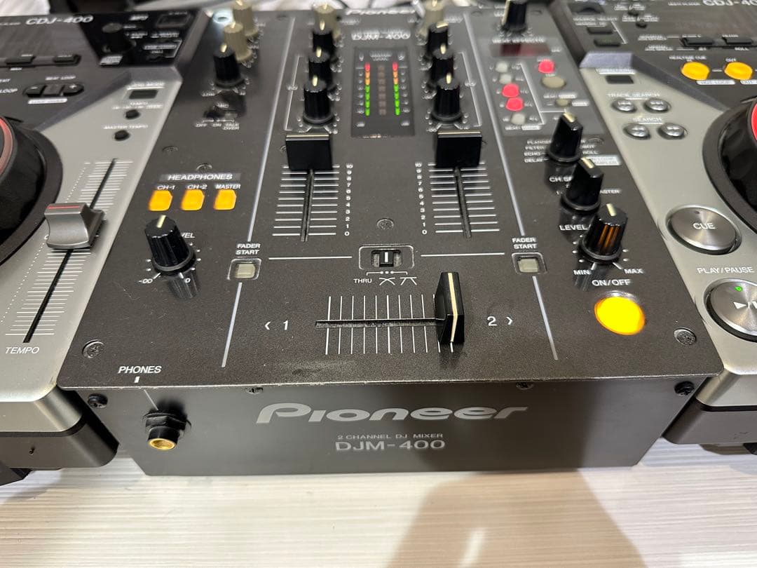 Pioneer CDJ-400×2 DJM-400 DJ機材ミキサーフルセット