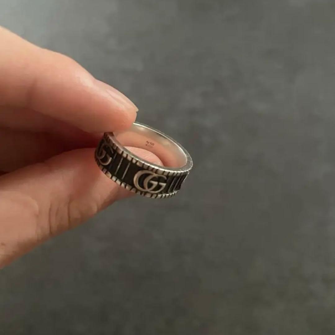 GUCCI ダブルGリング　17号　指輪