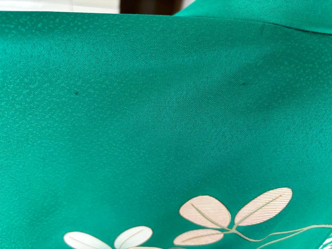 まいめろ　振袖フルセット（６点）＋草履バッグセット正絹　☆クリーニング済み