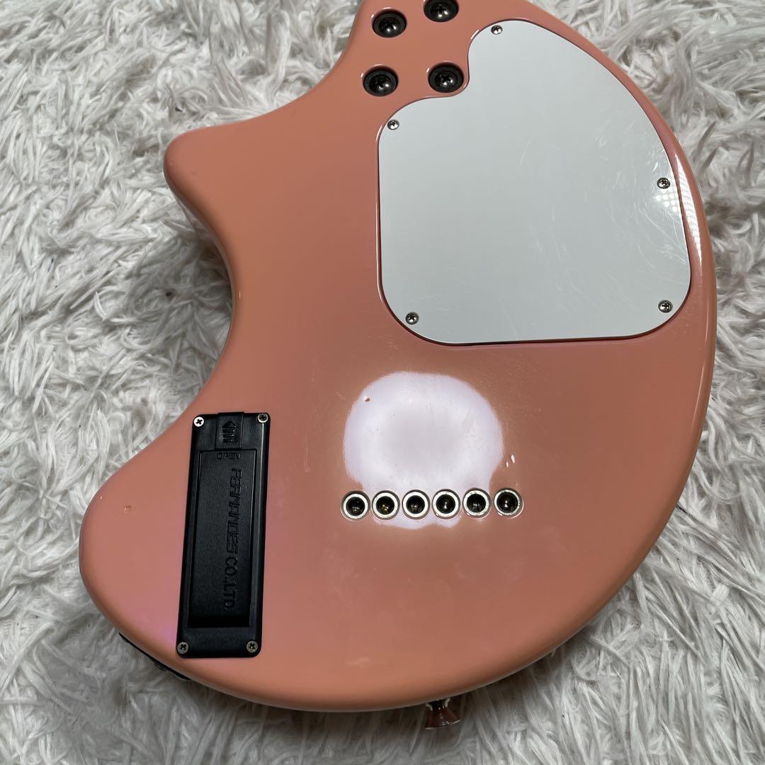FERNANDES zo-30 ピンク エレキギター ギターケース付き　訳あり