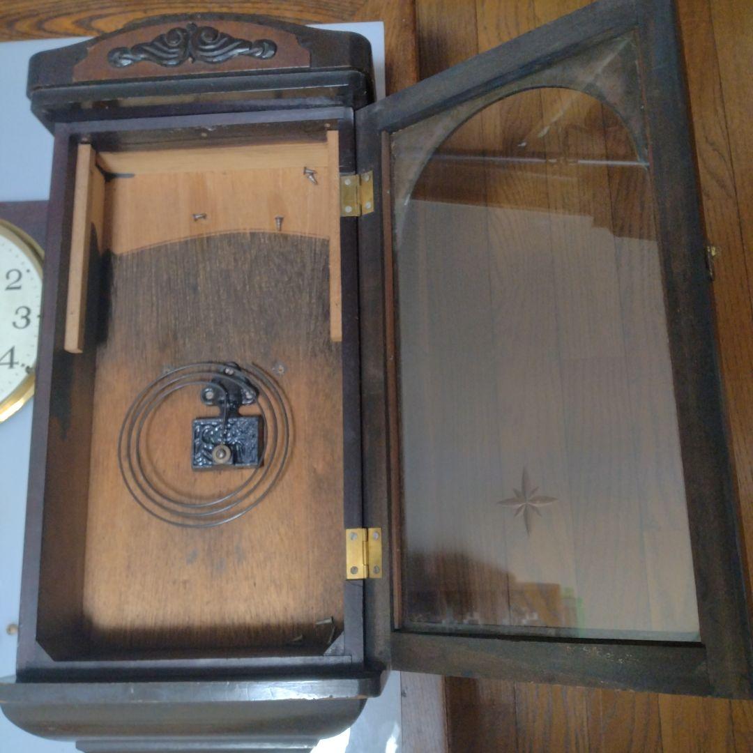 値下！分解ムーブメント洗浄注油動作確認！meiji ゼンマイ 振り子時計 可動品