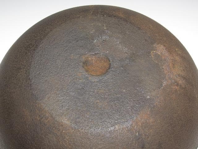 ☆　大徳寺　細合喝堂　自筆釜　かわいらしい形の釜です☆y244