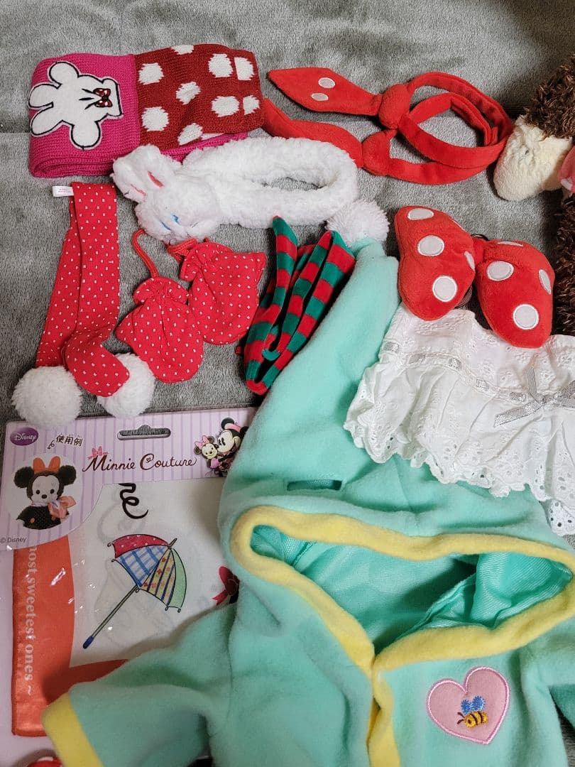 Disney ぬいぐるみ本体 着せ替え用 洋服 小物類 まとめ売り