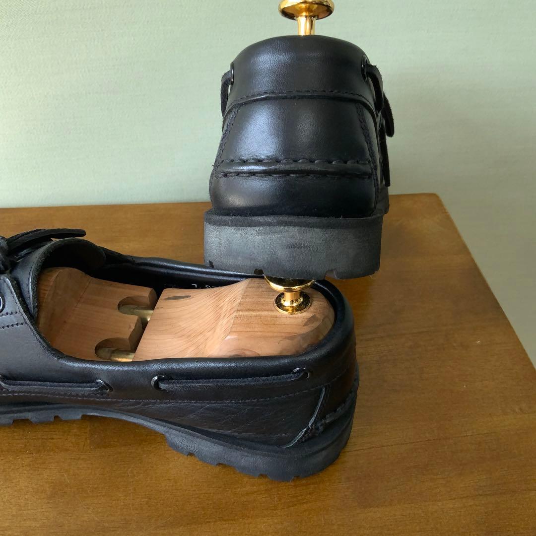 ParabootパラブーツMALOマロ デッキシューズ 7 ブラック