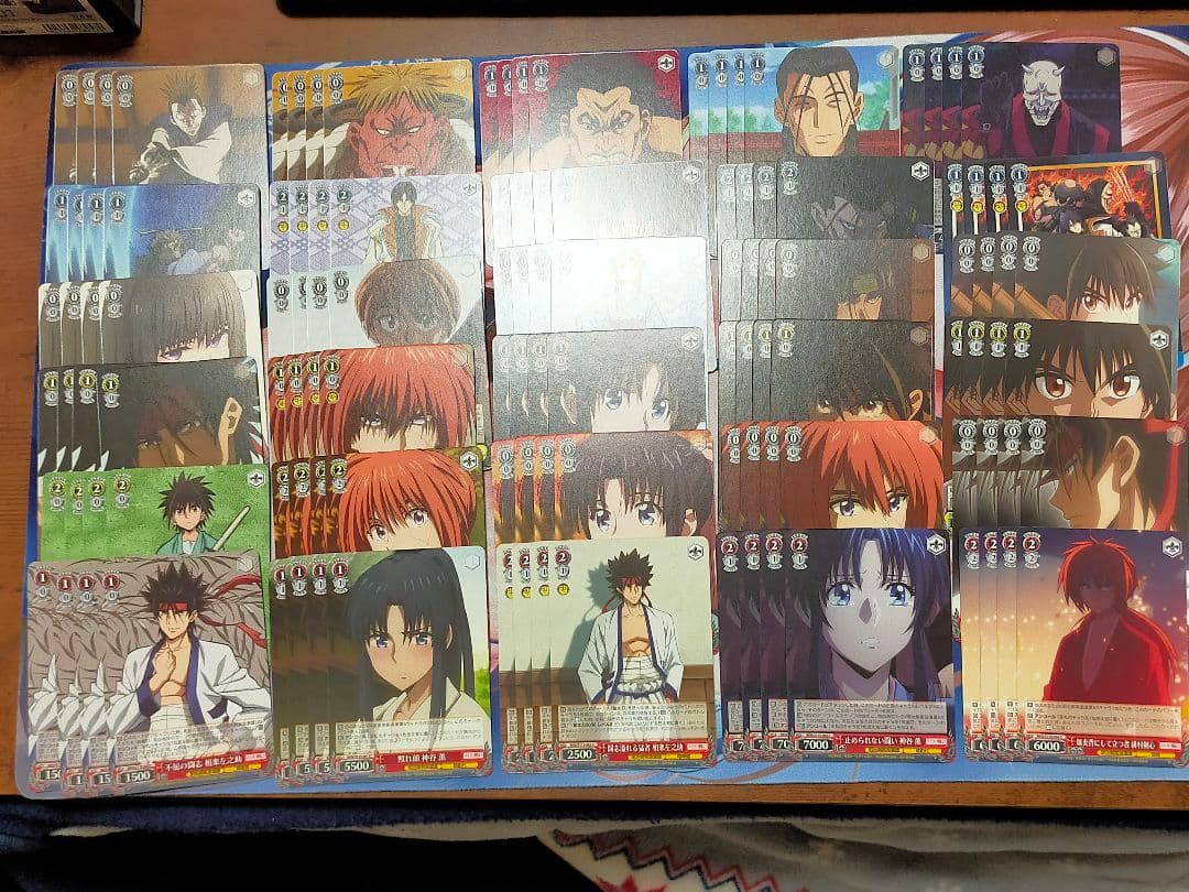 ヴァイスシュヴァルツ るろうに剣心　RR以下4コン、TD4コン