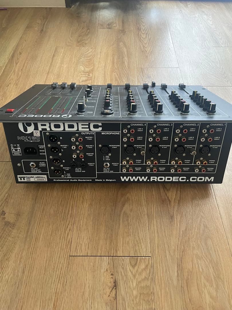 RODEC MX180 DJミキサー【一部不具合あり】