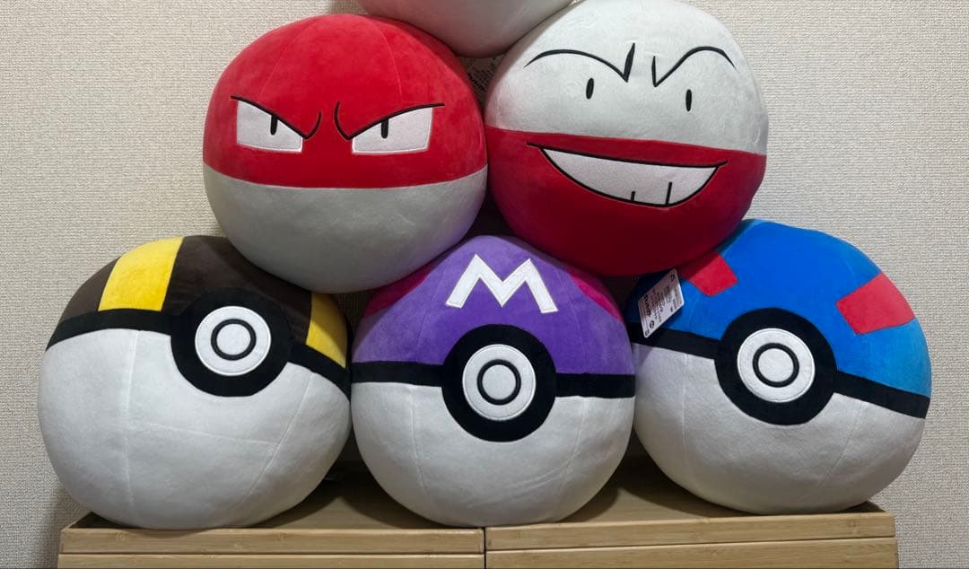 ポケモン　めちゃもふぐっとぬいぐるみ マスターボール　マルマイン含む5体セット