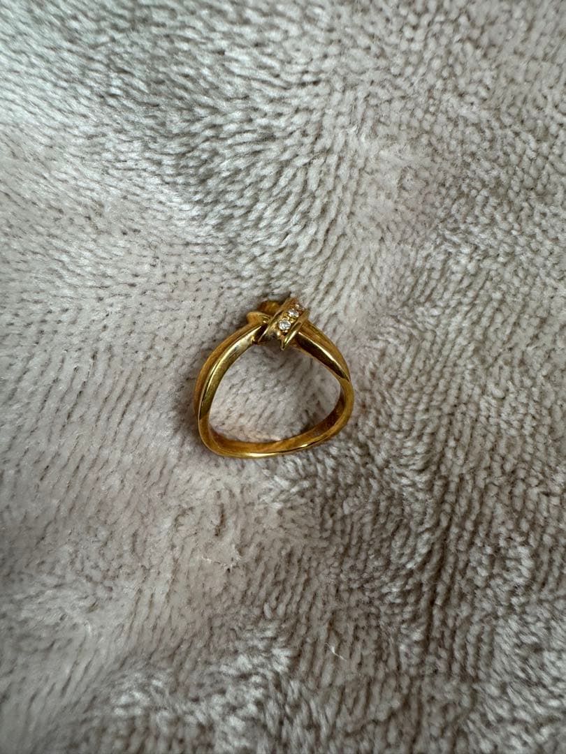 k18➕D0.03 リング