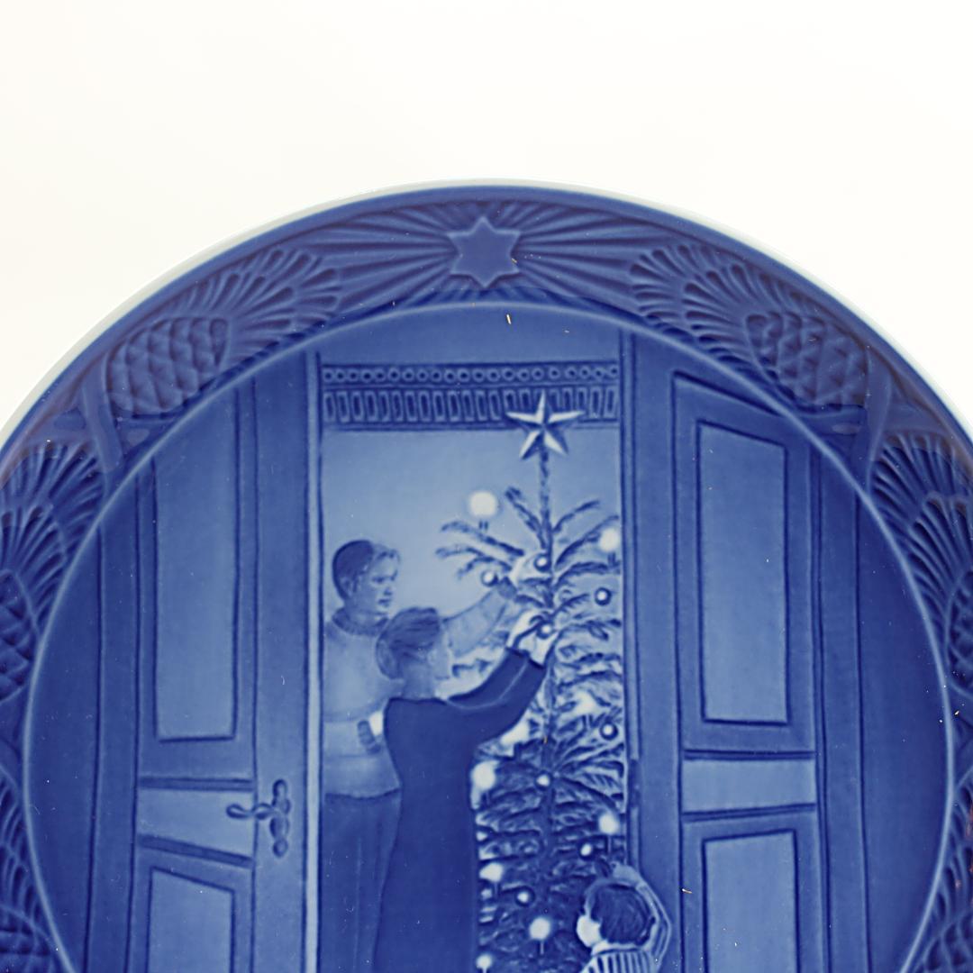 2024年 「クリスマスへの期待」 イヤープレート ロイヤルコペンハーゲン